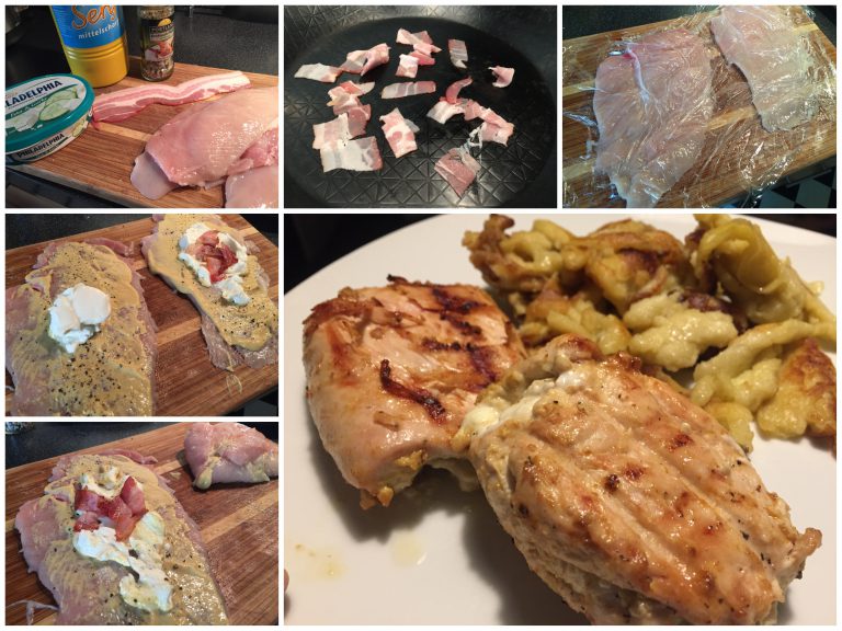 Gefüllte Hähnchenschnitzel serbischer Art