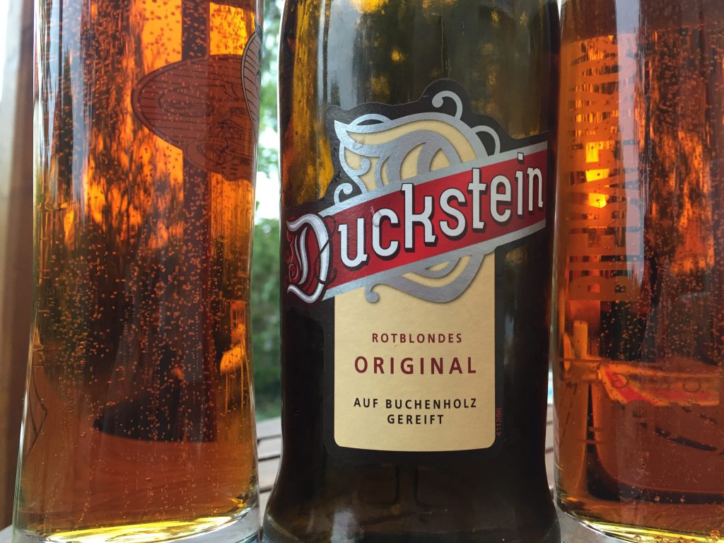 Duckstein Rotblondes Original auf Buchenholz gereift