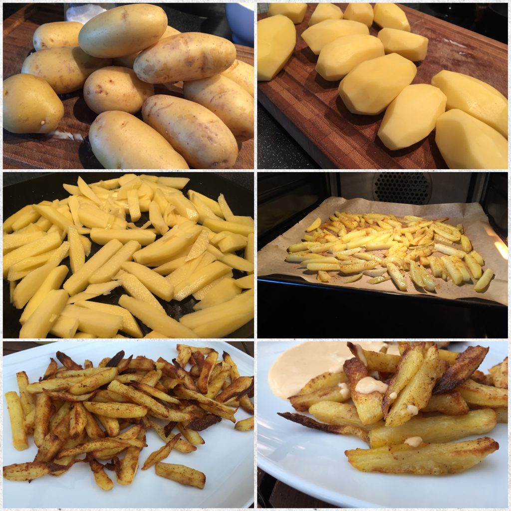 Pommes aus dem Backofen 