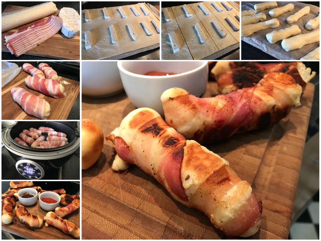 Käse-Bacon-Pizza-Sticks