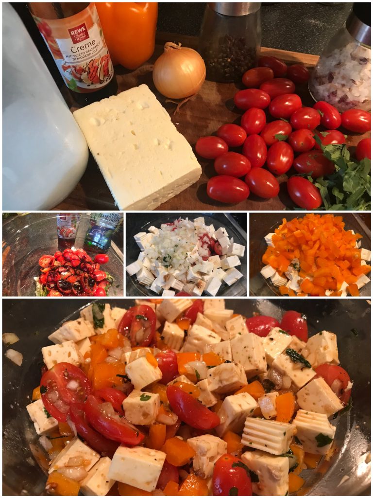 Tomaten-Paprika-Salat