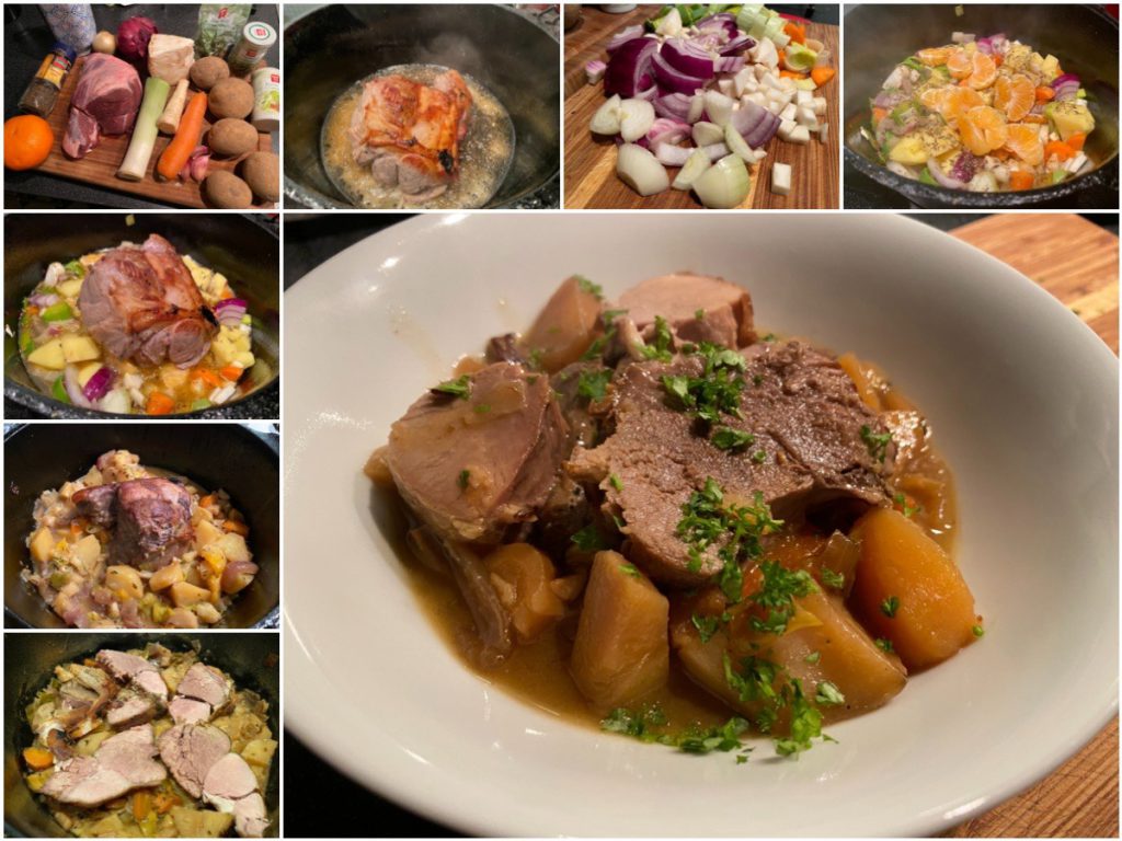 Lammkeule aus dem Dutch Oven