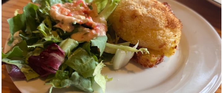 Harzer Käse im Kloßteigmantel