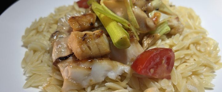 Kabeljau asiatisch angehaucht Kabeljau asiatisch angehaucht